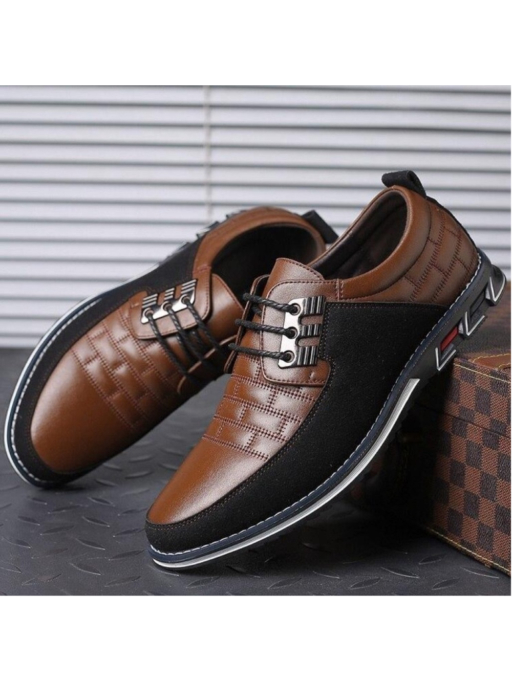 NEW Gatsby Oxford Derby Orthopedic PU Leather Shoes Casual Dress Sneakers US 10W